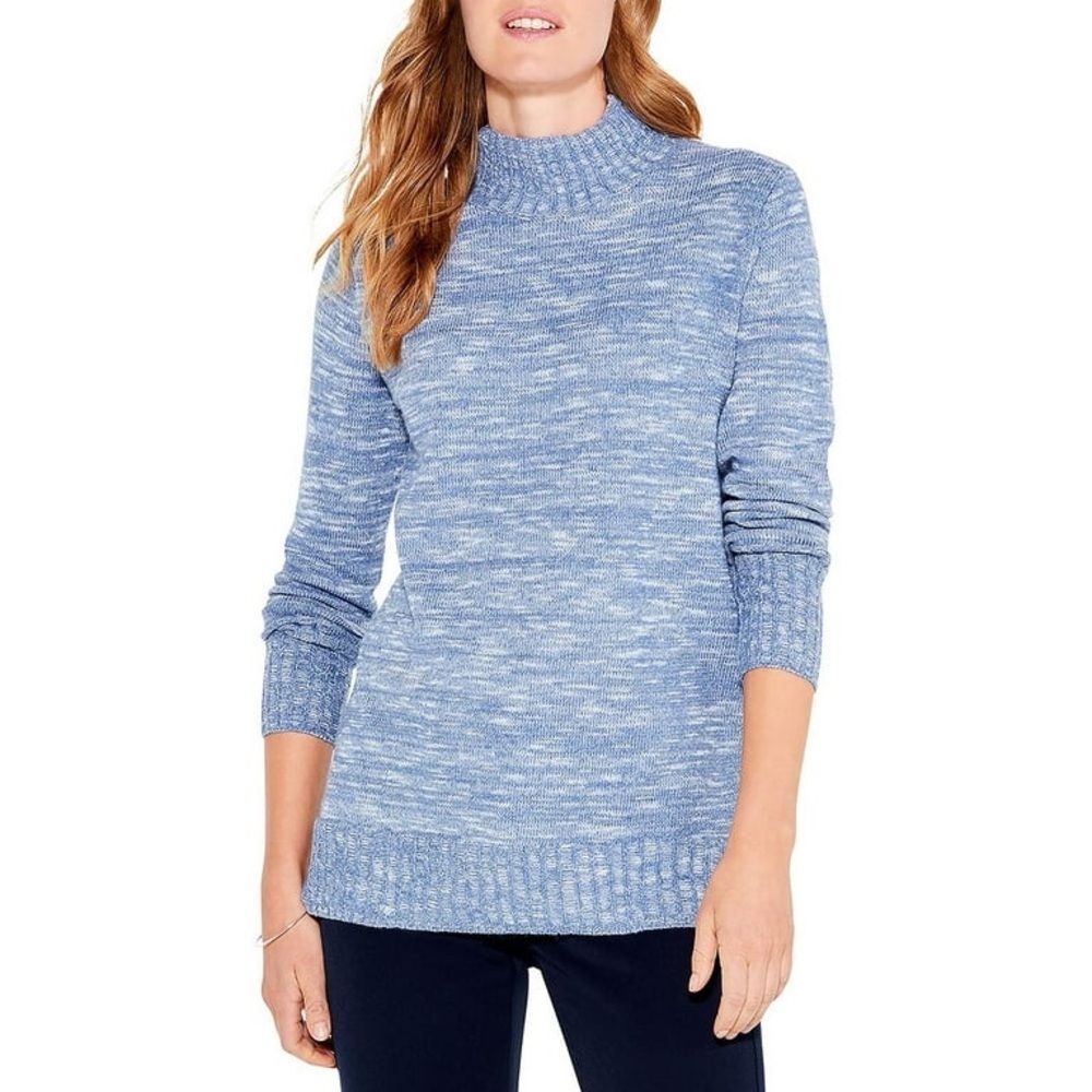 Nic + Zoe Women's size XL - Sun Turn Knit Mock/Turtle Neck Pullover Sweater